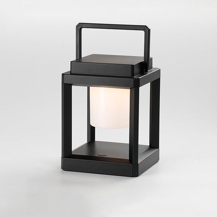 Modern Minimalist Solar Camping Square Portable Cage LED Camping Landscape Light For Outdoor