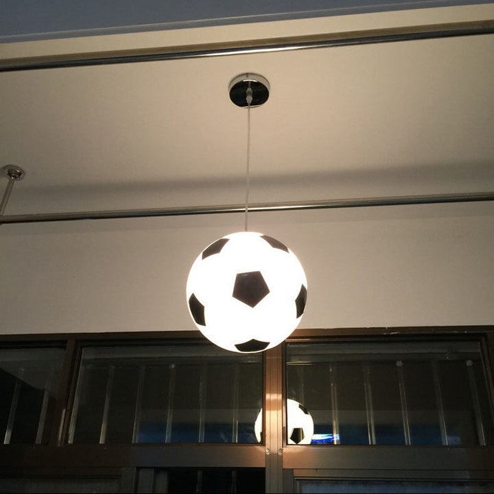Suspension Luminaire à 1 Lumière avec Abat-jour en Verre et Fer Créatif Contemporain pour Chambre 