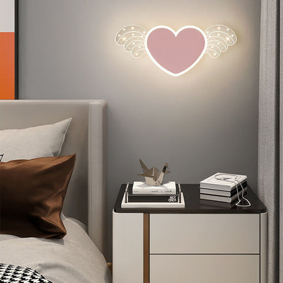 コンテンポラリー クリエイティブ ラビット プラネット アクリル アイアン LED ウォール スコンス ランプ 寝室用 