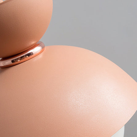 Moderne minimalistische runde Globus Kuppel Metall Glas 1-Licht Pendelleuchte für Wohnzimmer 