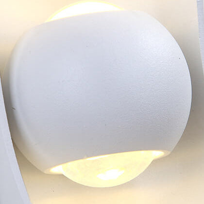 Modern Creative Hollow Cylindrical Aluminum LED Wall Sconce Lamp