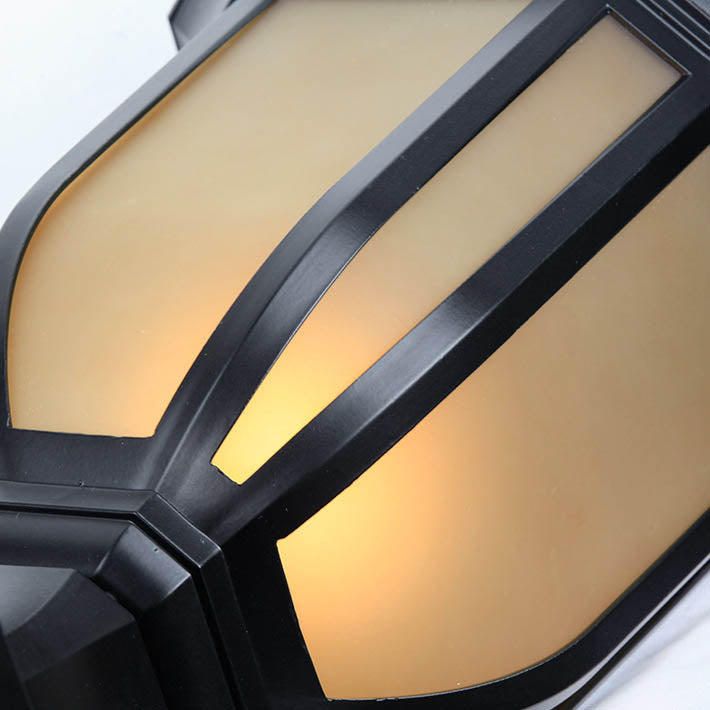 Traditional European Glass Aluminum Cage 1-Light Outdoor Waterproof Landscape Light For Outdoor
