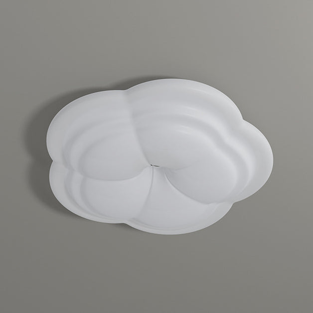 Plafonnier LED en fer et acrylique pétale minimaliste moderne pour chambre à coucher 
