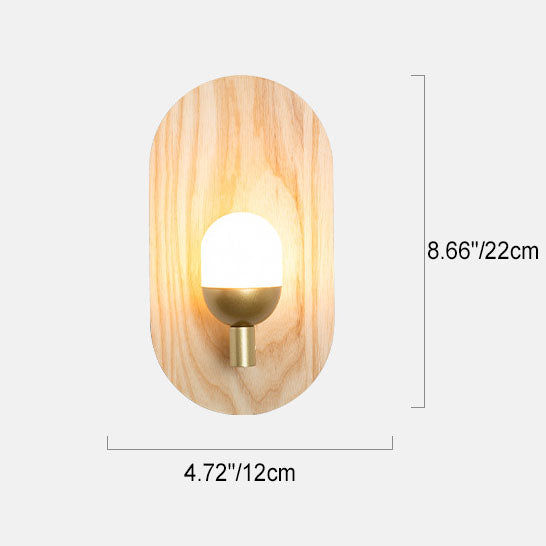 Modern Acrylic Lamp Shade Log Brand 1-Light Wall Sconce Lamp