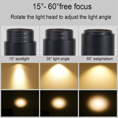 Modern Minimalist Adjustable Dimmable Focus Dimming Spotlight Tubular Track Lighting 3/4/5 Light LED Flush Mount For Living Room