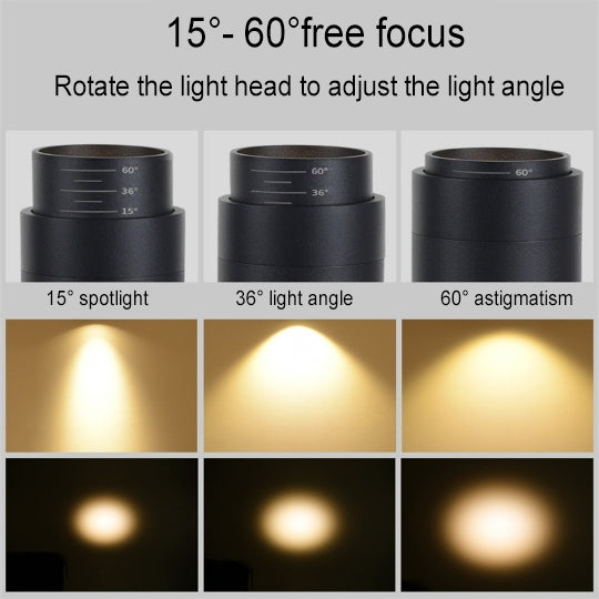 Modern Minimalist Adjustable Dimmable Focus Dimming Spotlight Tubular Track Lighting 3/4/5 Light LED Flush Mount For Living Room