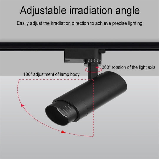 Modern Minimalist Adjustable Dimmable Focus Dimming Spotlight Tubular Track Lighting 3/4/5 Light LED Flush Mount For Living Room