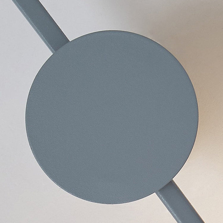 Moderne minimalistische mehrere Kreis Eisen Silikon LED Wandleuchte Lampe für Wohnzimmer 