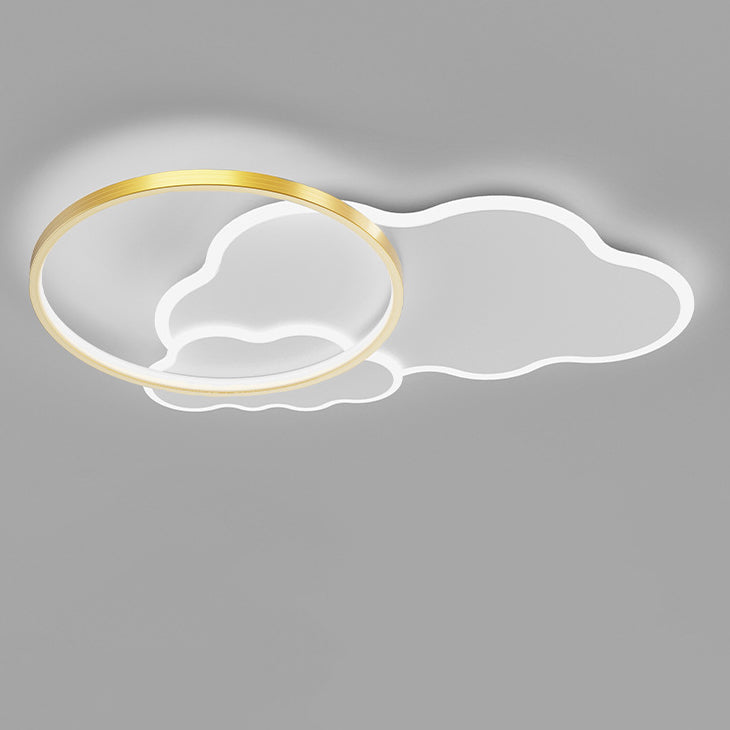 Plafonnier LED moderne minimaliste en aluminium avec abat-jour en acrylique pour chambre à coucher 