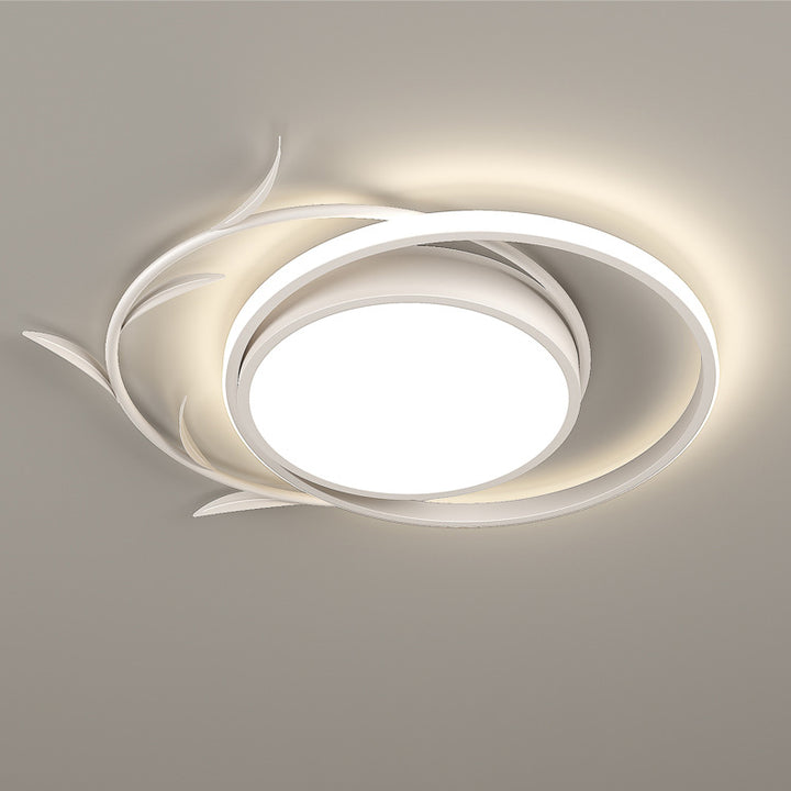 Moderne Art Deco Eisen Acryl Platz Runde Lassen LED Unterputz Deckenleuchte Für Schlafzimmer 