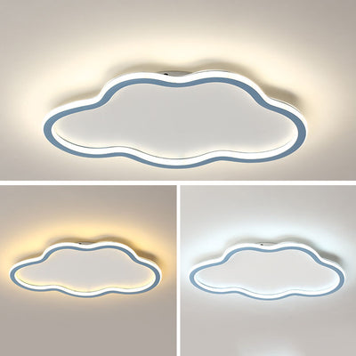 Luz de techo LED empotrada de hierro acrílico nublado minimalista moderno para dormitorio 