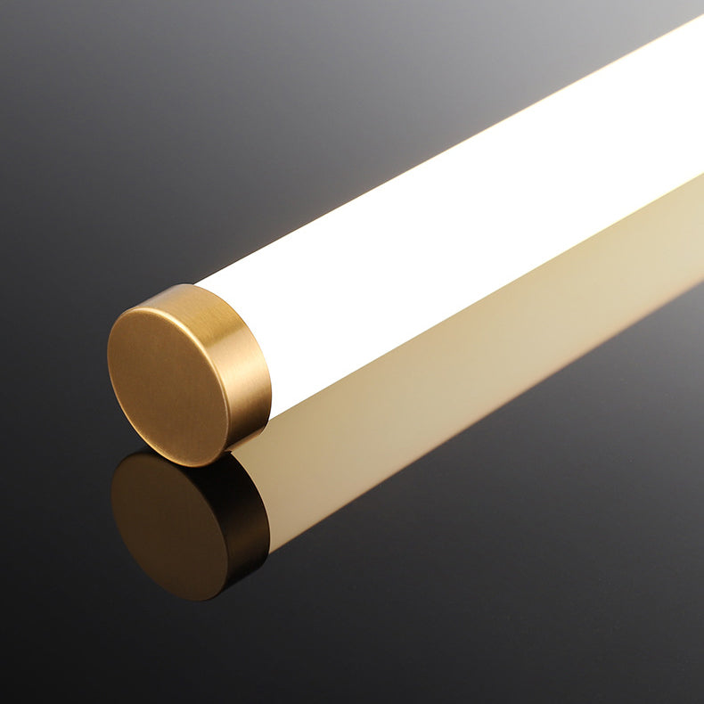 Moderne minimalistische lange Zylinder Rechteck Basis Eisen PC LED Wandleuchte Lampe für Schlafzimmer 