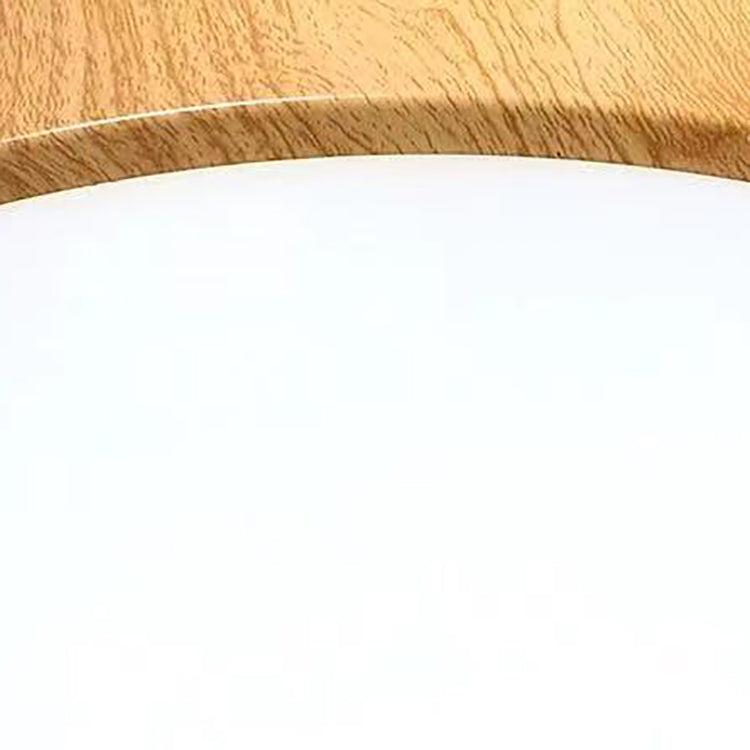 Zeitgenössische skandinavische runde PVC-Eisen-LED-Unterputz-Deckenleuchte für Schlafzimmer 