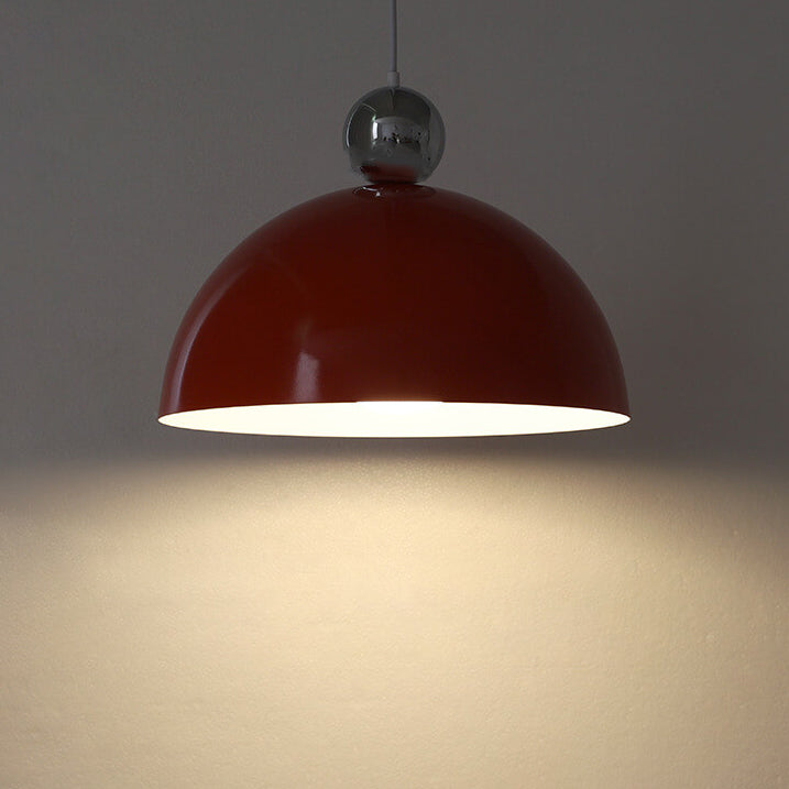 Lámpara Colgante de Hierro Semi-Circular Retro Francesa de 1 Luz 
