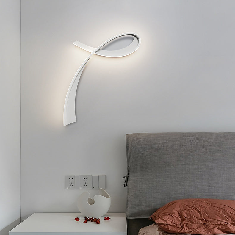 Zeitgenössische kreative Eisen Aluminium LED Wandleuchte Lampe für Wohnzimmer 