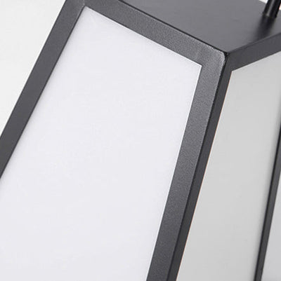 Modernes minimalistisches wasserdichtes Solar-Trapez-Hardware-Acryl-1-Licht-Landschaftslicht für den Garten 