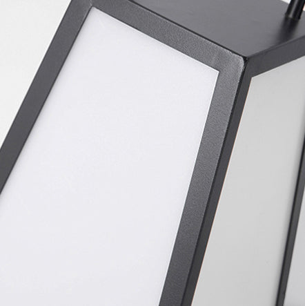 Modernes minimalistisches wasserdichtes Solar-Trapez-Hardware-Acryl-1-Licht-Landschaftslicht für den Garten 
