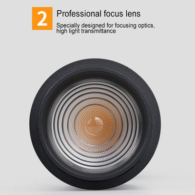Modern Minimalist Adjustable Focus Dimming Spotlight Tubular Track Lighting 3/4/5 Light LED Flush Mount For Living Room