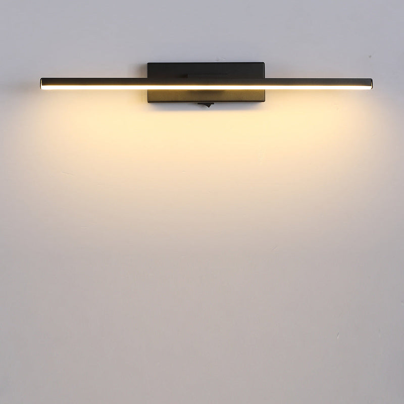 Moderne Einfachheit Streifen Rechteck Aluminium Eisen Silikon LED Wand Leuchte Lampe Für Schlafzimmer 
