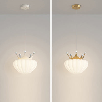 مصباح معلق من الكريستال LED للأطفال المعاصرين بتصميم سحابة وتاج حديدي لغرفة النوم 