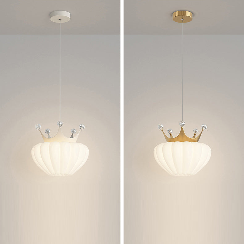 مصباح معلق من الكريستال LED للأطفال المعاصرين بتصميم سحابة وتاج حديدي لغرفة النوم 