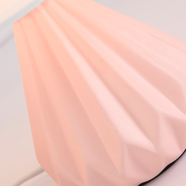 Lámpara de Mesa de 1 Luz de Cerámica Cónica Cilíndrica Minimalista Moderna para Dormitorio 