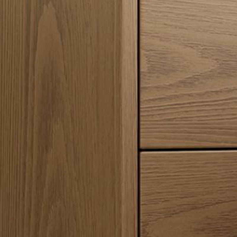Table de nuit carrée en bois de caoutchouc moderne avec 1/2 tiroir pour chevet 