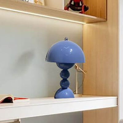 Nordic Mushroom Round Pod 1-Light Table Lamp