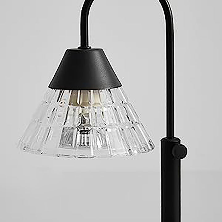 Lampe de Table à Cire Fondue Aroma 1 Lumière en Verre Métal Cône Relevable Minimaliste Moderne Pour Chambre 