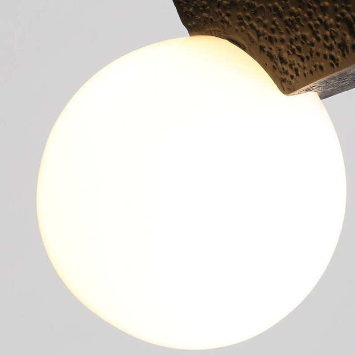 Nordischer minimalistischer einfarbiger Harz 1-Licht Pendelleuchte 