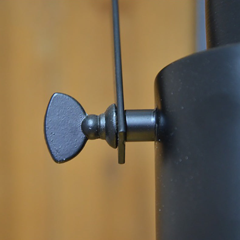 Zeitgenössische Industrie Zylinder Swing Arm Eisen Aluminium 1-Licht Wandleuchte Lampe für Wohnzimmer 