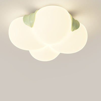 Moderne Art-Deco-Blasen-Blumen-PET-Eisen-LED-Unterputz-Deckenleuchte für Schlafzimmer 