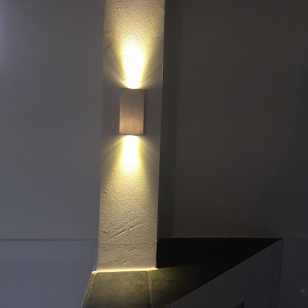 Modern Simplicity Waterproof Aluminum Cubic LED Wall Sconce Lamp For Outdoor Patio