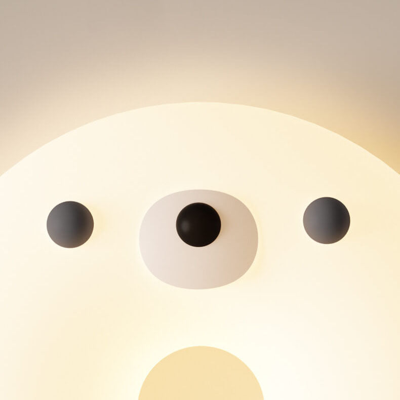 Lumière de Plafond Enfant LED en Forme de Phoque Style Dessin Animé Crème Adorable 
