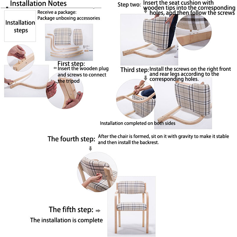 Contemporary Nordic Bentwood Linen Faux Leather Velvet Sponge Square Dining Chair Backrest Armrest For Dining Room