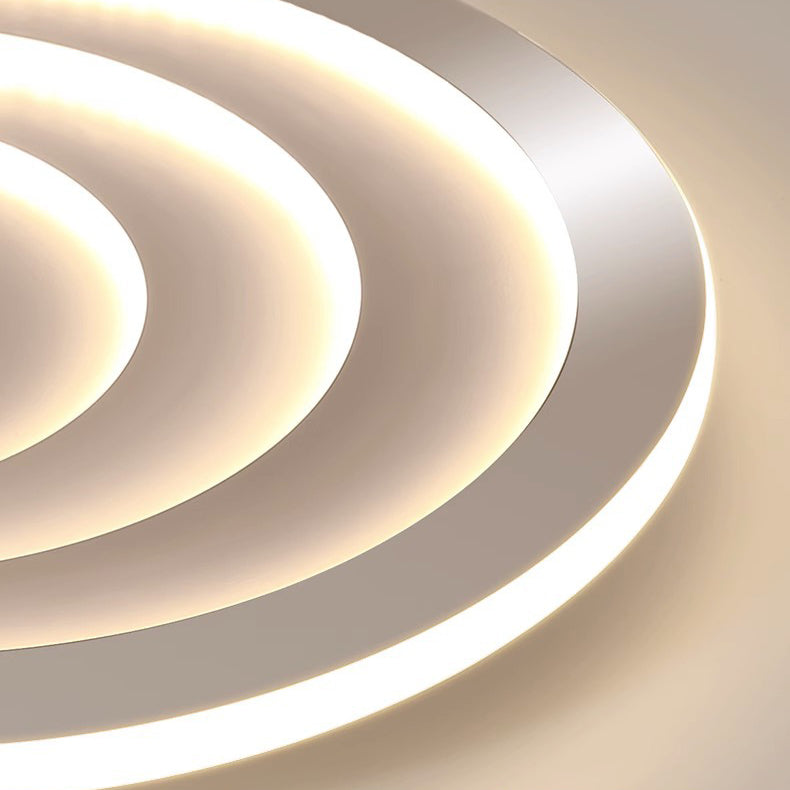 Zeitgenössische Einfachheit Eisen Rose Blume Wolke Form LED Unterputz Deckenleuchte für Wohnzimmer 