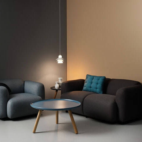 Nordic Minimalist Multi-Layer Cone Glass Hardware 1-Light Pendant Light