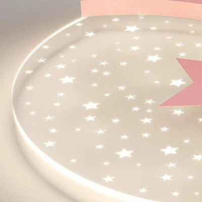 Zeitgenössische kreative Acryl Sternenhimmel LED Unterputz Deckenleuchte für Wohnzimmer 