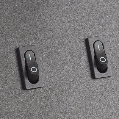 Moderne minimalistische quadratische Zylinder Eisen Aluminium Stoff 1-Licht LED Wandleuchte Lampe für Schlafzimmer 