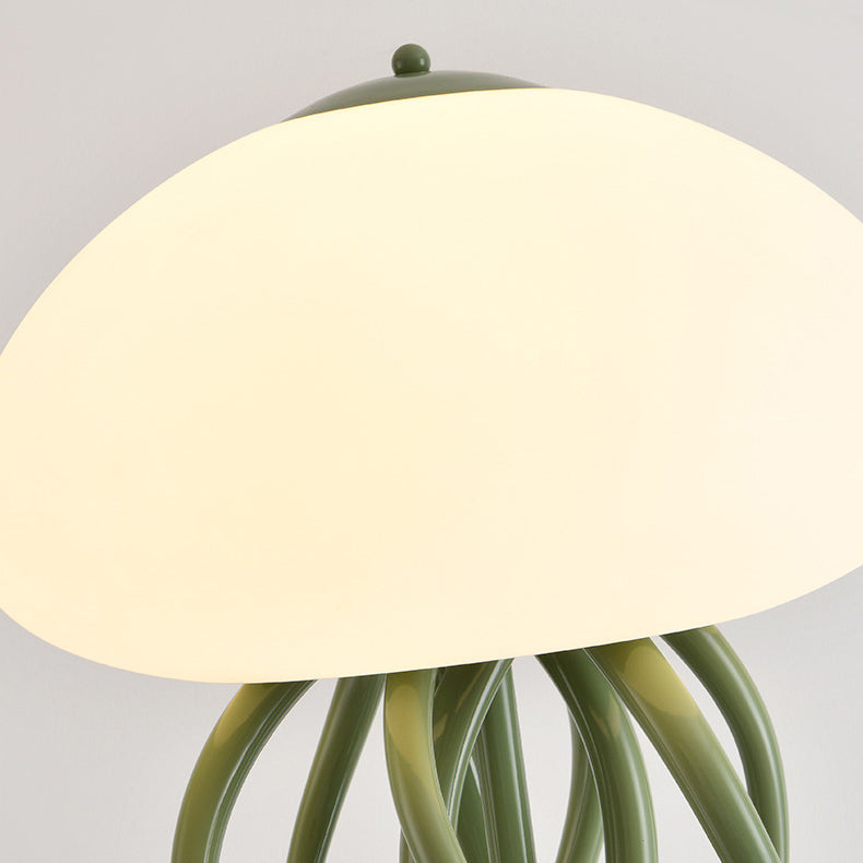 Contemporary Scandinavian Jellyfish Design Iron Acrylic LED Table Lamp For Living Room