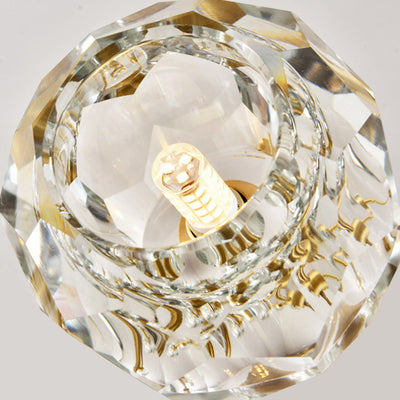 Moderne Luxus Schüssel Stahl Kristall 1/2-Licht Wand Leuchte Lampe Für Wohnzimmer 