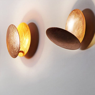 Modern Simplicity Alloy Round LED Wall Sconce Lamp For Bedroom