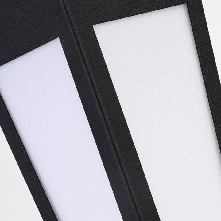 Zeitgenössische industrielle intelligente Sensor LED Solar wasserdichte Wandleuchte Lampe für Terrasse im Freien 