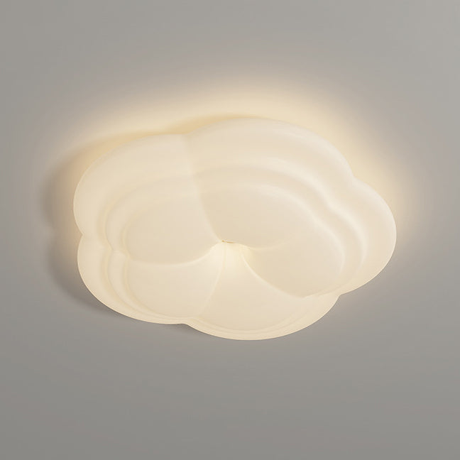 Plafonnier LED en fer et acrylique pétale minimaliste moderne pour chambre à coucher 
