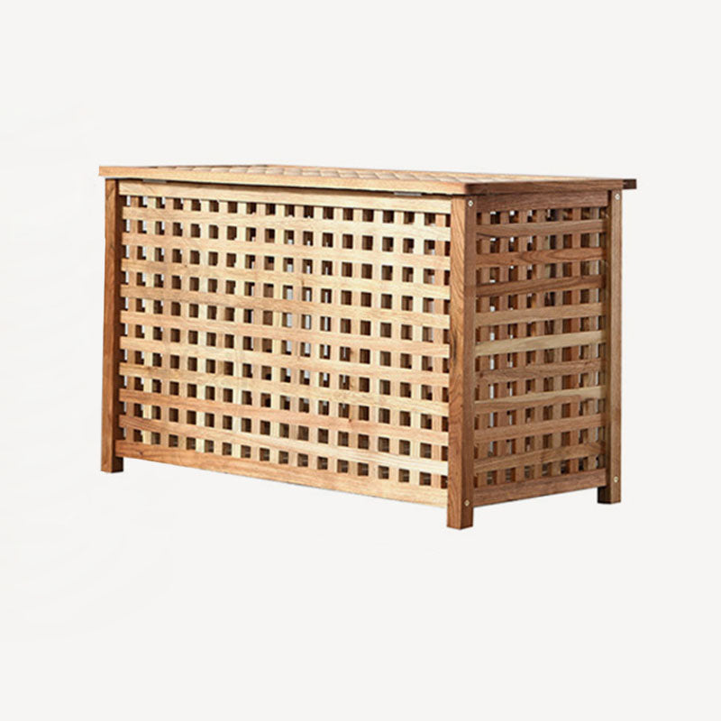 Traditioneller japanischer kubischer quadratischer rechteckiger Holz-Metall-Couchtisch mit 1 Ablage für das Wohnzimmer 