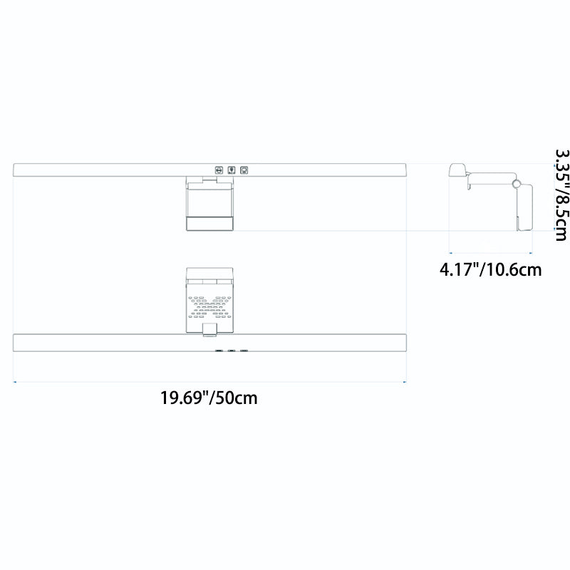 Computer Laptop Monitor Anti Blue Light E-Reading LED USB  Screen Lamp