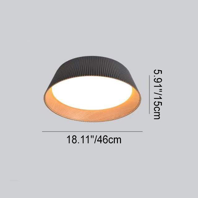 Nordic Minimalist Round LED Iron Pendant Light Flush Mount Lighting