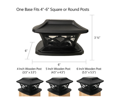 Contemporary Scandinavian Solar Waterproof Square PP LED Outdoor Light For Garden