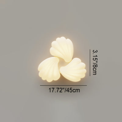 Luz de techo empotrada LED de hierro PE de concha minimalista moderna para dormitorio 