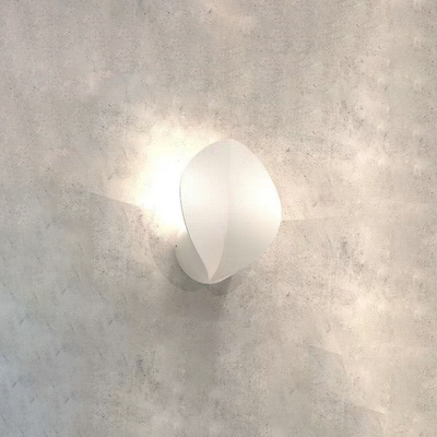 Applique murale LED elliptique en aluminium étanche nordique contemporain en forme de trèfle à quatre feuilles pour terrasse extérieure 